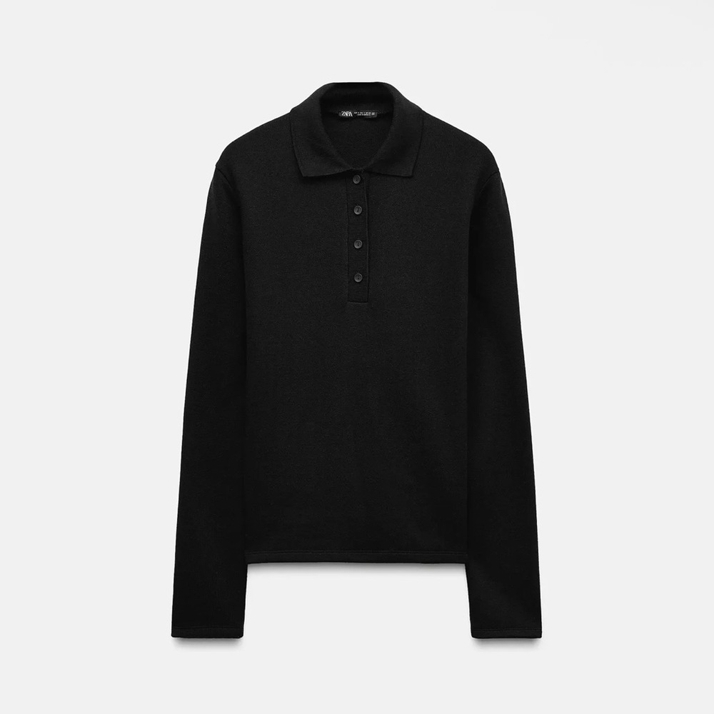 Zara SOFT POLO NECK SWEATER SIZE S